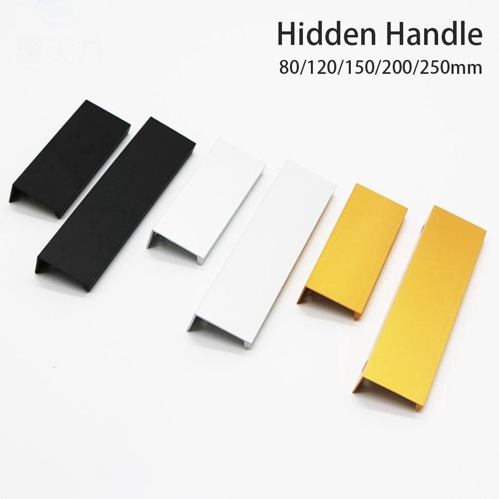 Drawer Pull Gold - 긴 손잡이형 숨겨진 디자인의 가구 부속품,