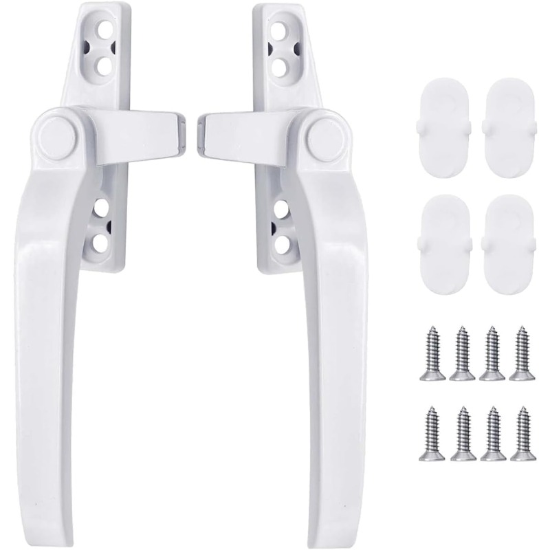 Furniture Hardware Fitting - 유리창 잠금 손잡이 2개 아연 합금