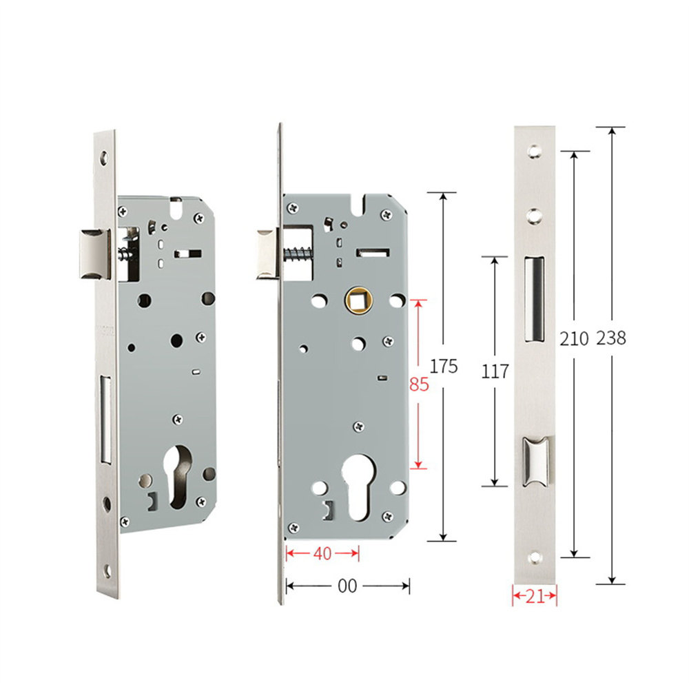 Furniture Hardware Fitting - 1 PCS 8520/8525/8530/8535 금속 도어 잠금