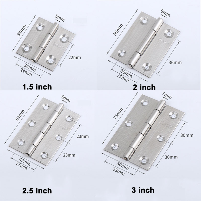 Furniture Hardware Replacement Parts - 6-20pcs 작은 문 경첩 스테인레스 스틸