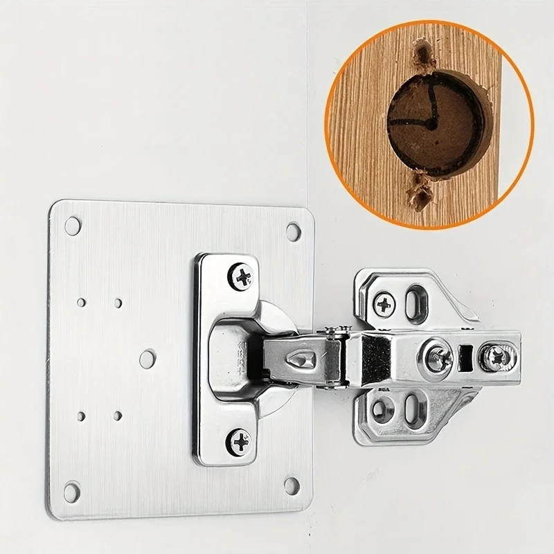 스테인레스 스틸 캐비닛 힌지 수리 플레이트 팩 도어 힌 - Furniture Hardware Replacement Parts 리뷰 및 가격