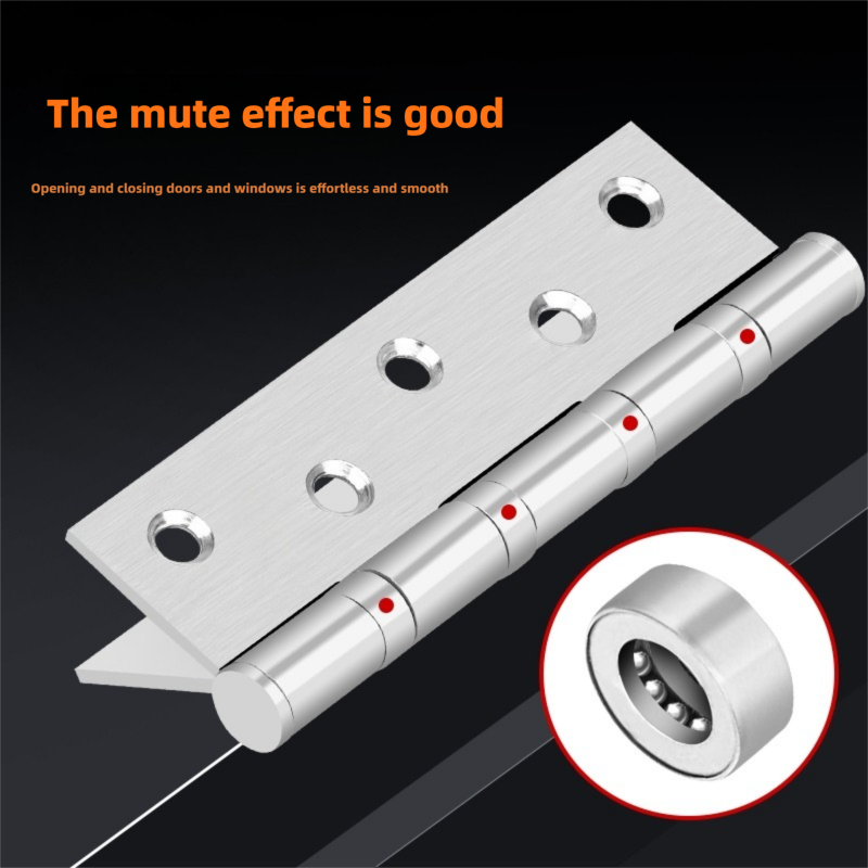 스테인레스 스틸 무소음 힌지 룸 도어 4인치 베어링 힌 - Furniture Hardware Replacement Parts 리뷰 및 가격