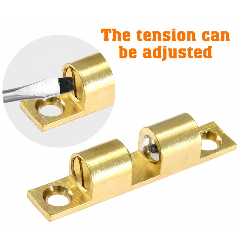 3/6pcs 캐비닛 옷장 도어 볼 캐치, 황동 더블 롤 - Furniture Hardware Suppliers 리뷰 및 가격
