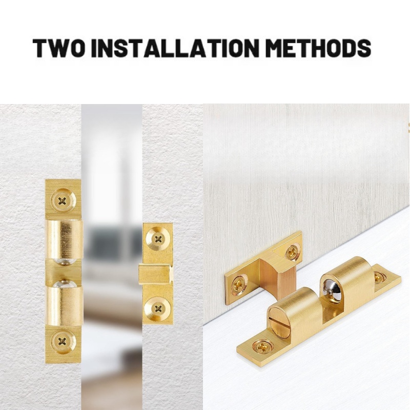 3/6pcs 캐비닛 옷장 도어 볼 캐치, 황동 더블 롤 - Furniture Hardware Suppliers 리뷰 및 가격