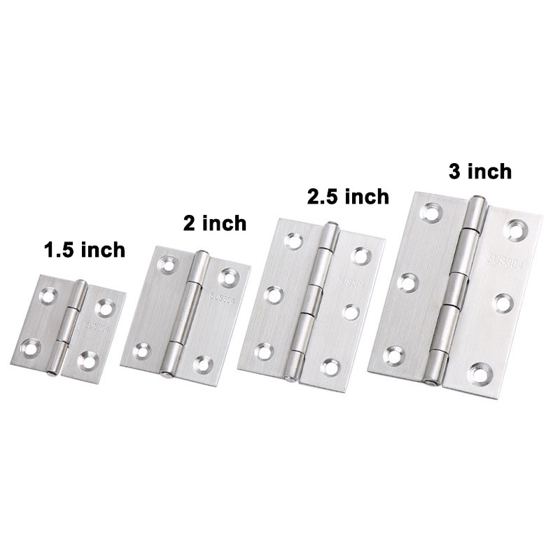 6-20pcs 작은 문 경첩 스테인레스 스틸 실버 홈  - Furniture Hardware Replacement Parts 리뷰 및 가격