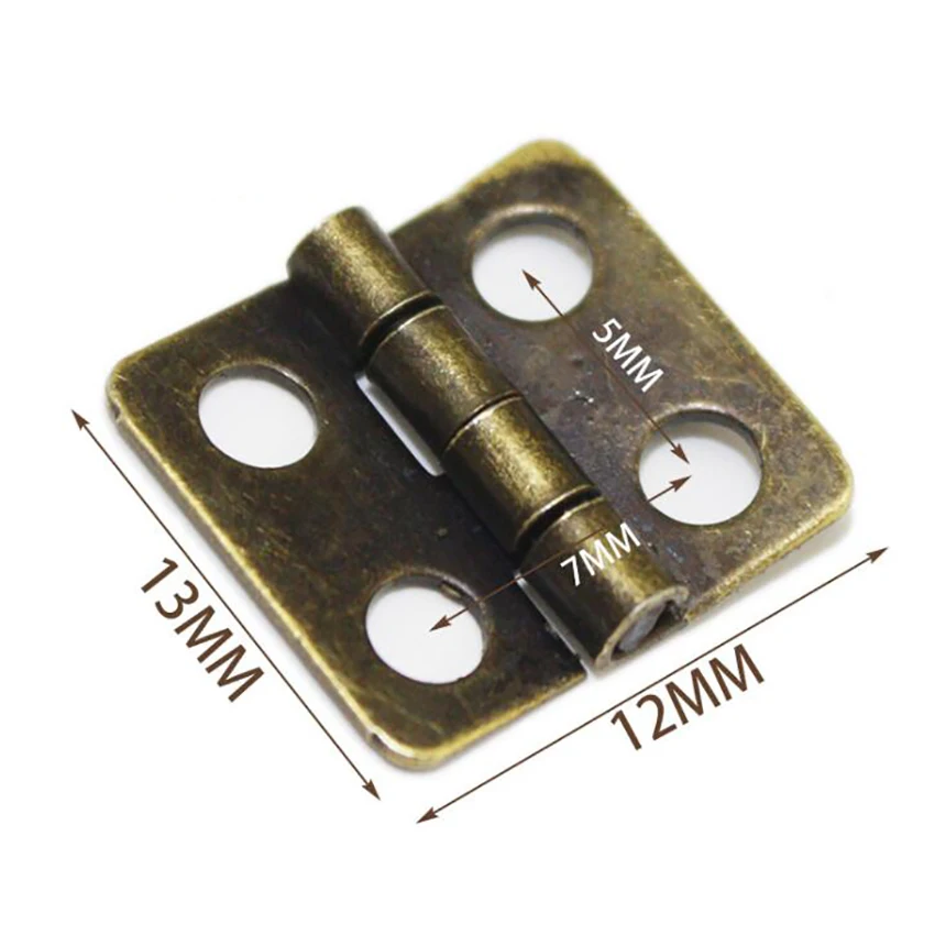 20 개/몫 철 경첩 하드웨어 13x12mm 180 학 - Furniture Hardware Replacement Parts 리뷰 및 가격