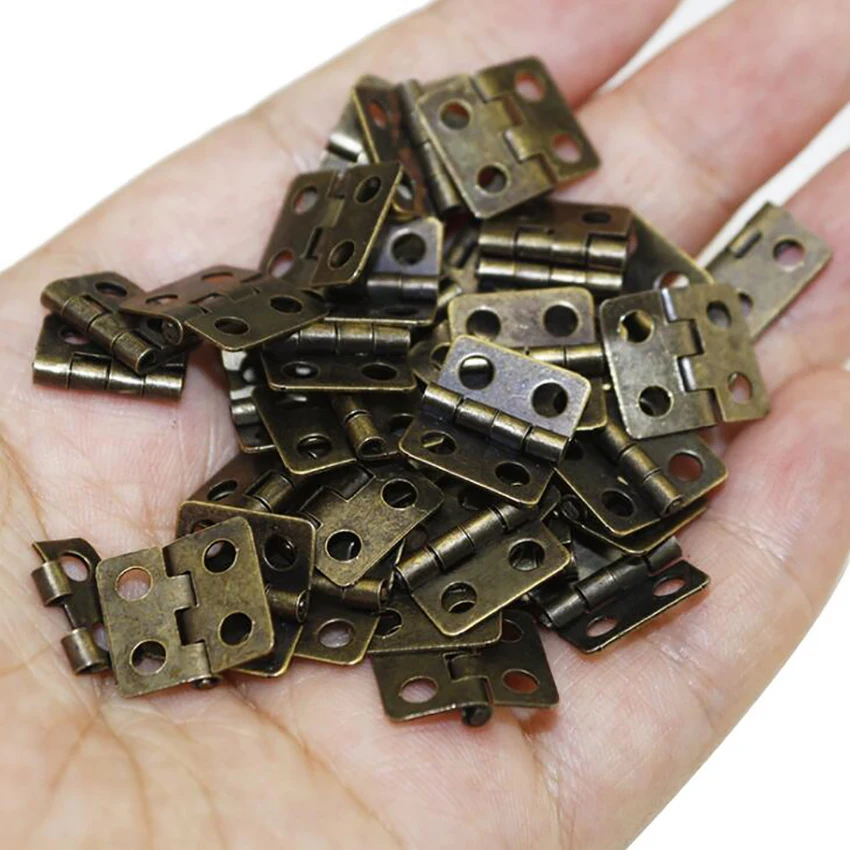 20 개/몫 철 경첩 하드웨어 13x12mm 180 학 - Furniture Hardware Replacement Parts 리뷰 및 가격