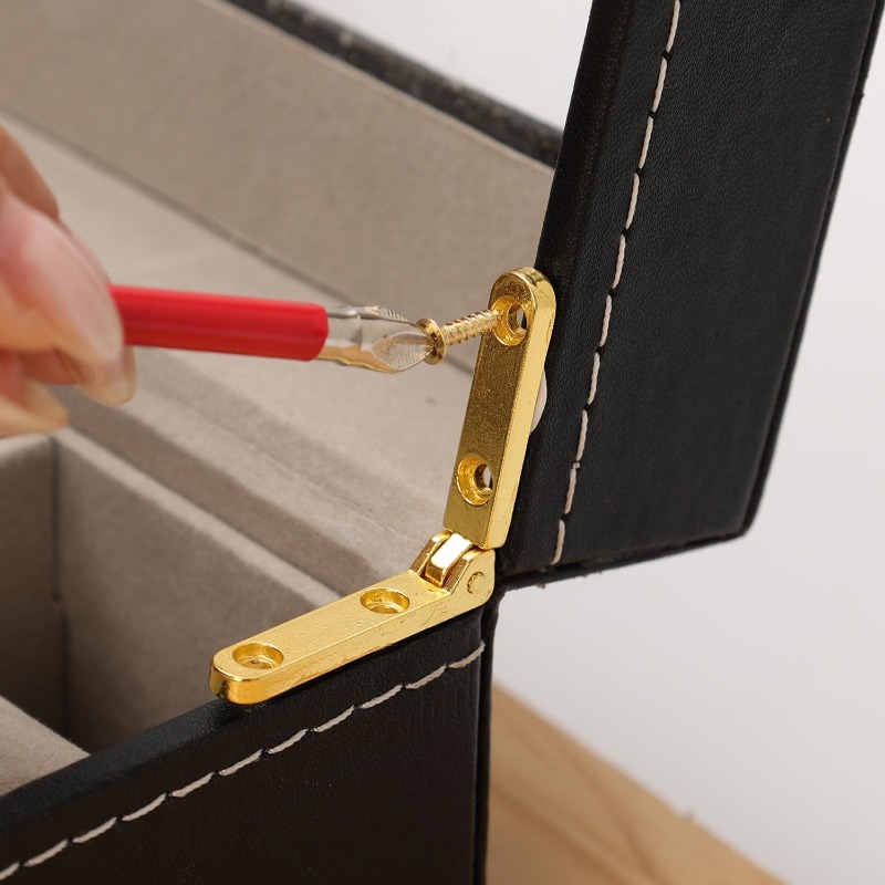 미니 아연 합금 힌지, 고하중 접이식 90도 힌지(나사 - Furniture Hardware Replacement Parts 리뷰 및 가격