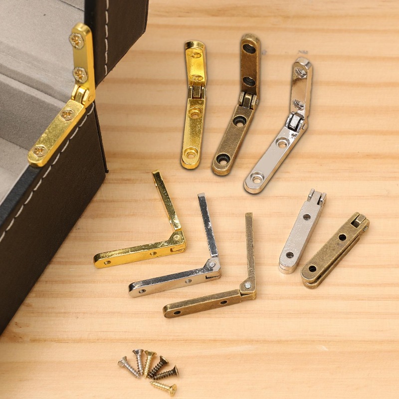 미니 아연 합금 힌지, 고하중 접이식 90도 힌지(나사 - Furniture Hardware Replacement Parts 리뷰 및 가격