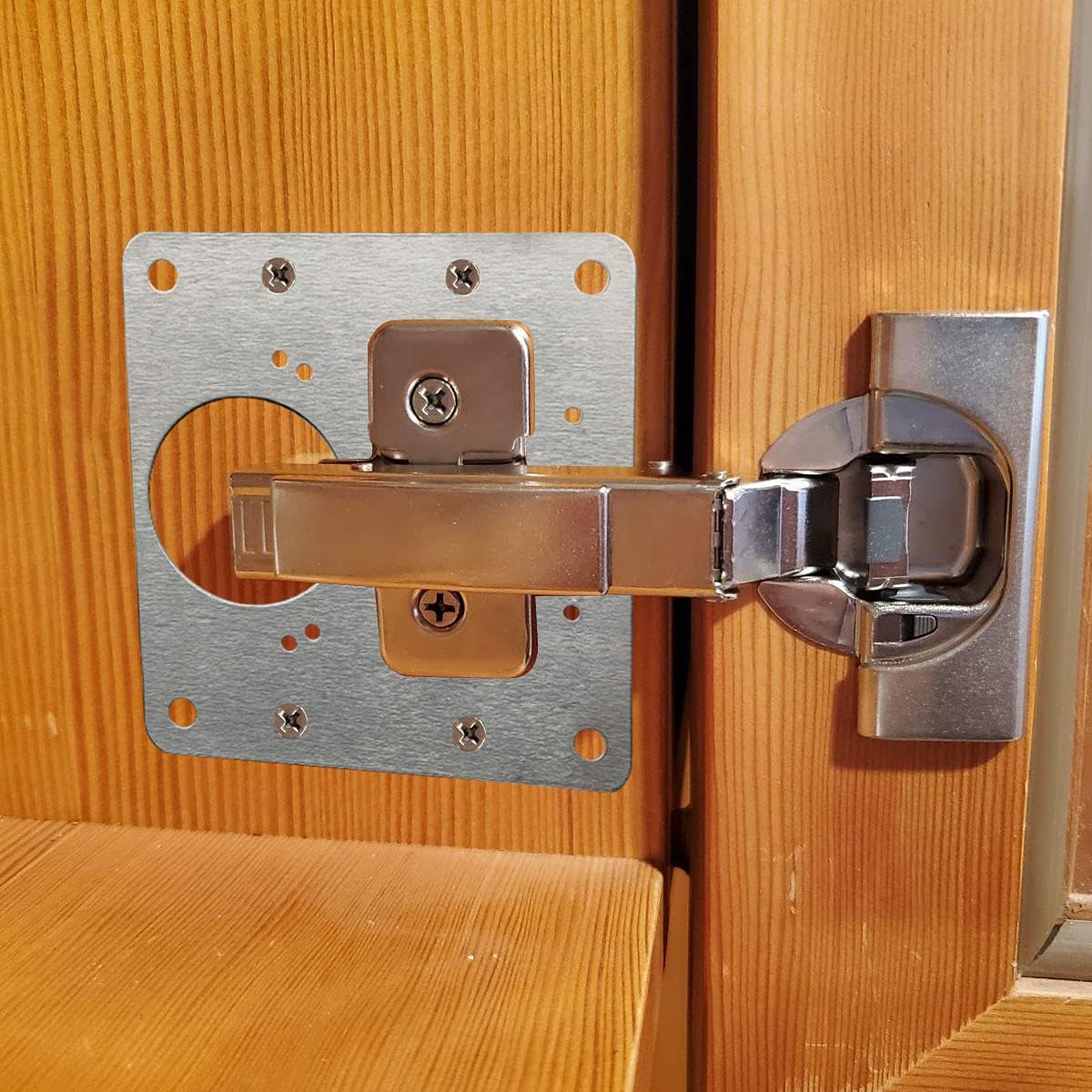 캐비닛 도어 힌지 수리 플레이트 스테인레스 스틸 가구  - Furniture Hardware Replacement Parts 리뷰 및 가격