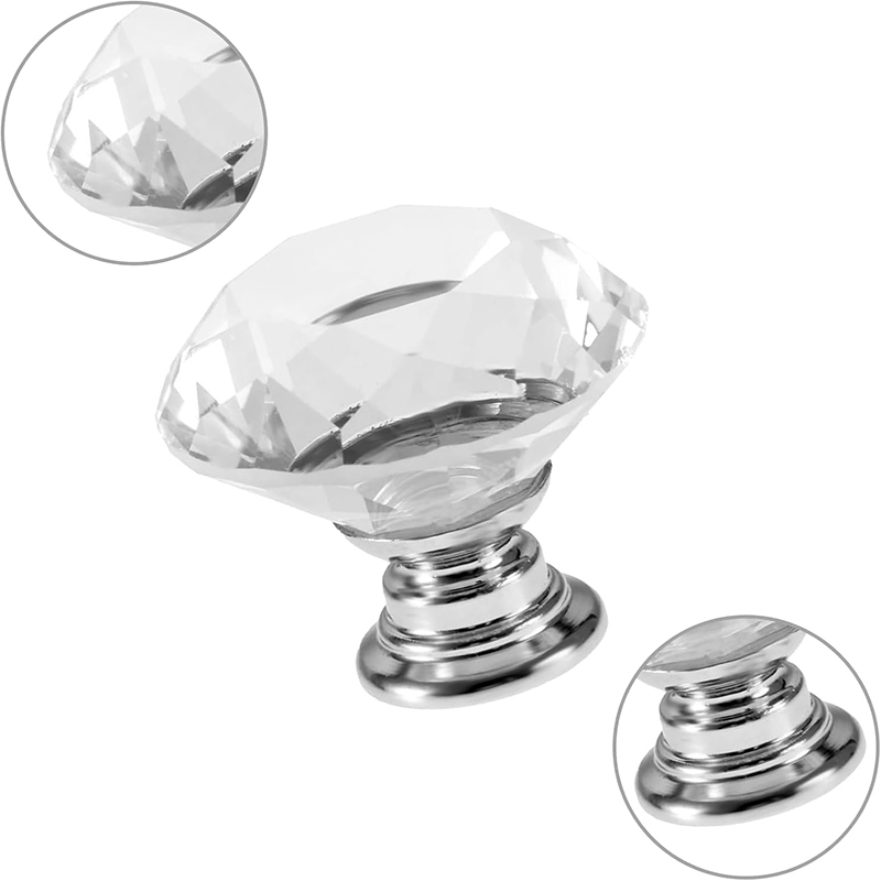 6Pcs 나사가있는 캐비닛 손잡이 30mm 원형 서랍  - Furniture Hardware Suppliers 리뷰 및 가격
