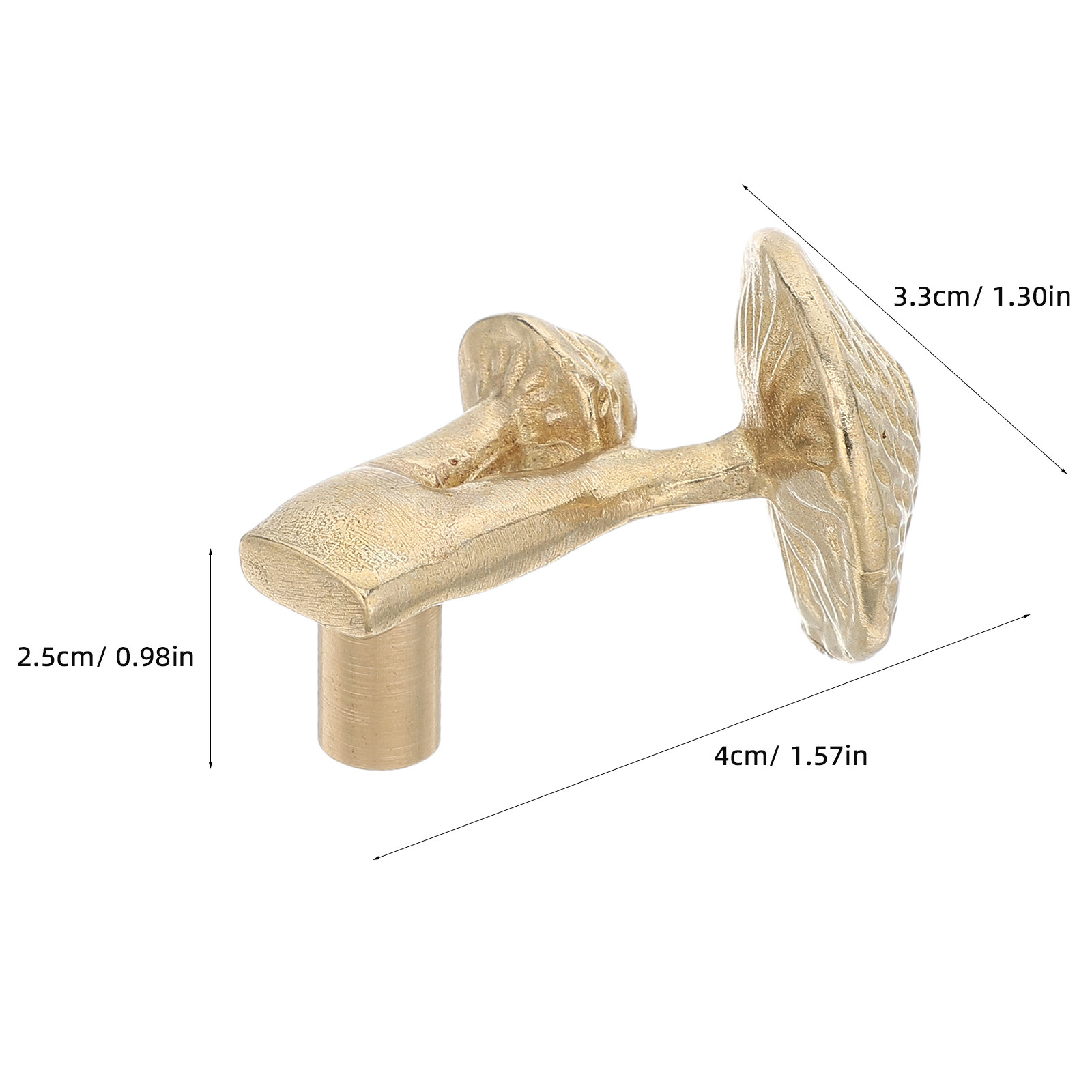 황동 재질의 버섯 모양 캐비닛 손잡이, 골드 색상, 빈 - Drawer Pull Gold 리뷰 및 가격
