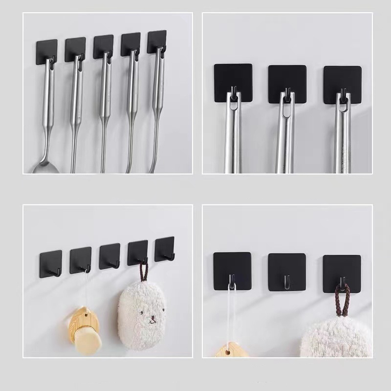 2-4개 셀프 접착식 벽걸이 후크 수건걸이 문 옷걸이  - Furniture Hardware Fitting 리뷰 및 가격