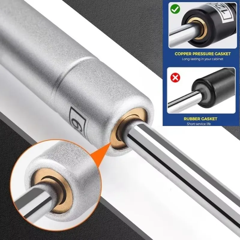 20N-200N 구리 힘 캐비닛 도어 리프트 지원 가스 - Furniture Hardware Replacement Parts 리뷰 및 가격
