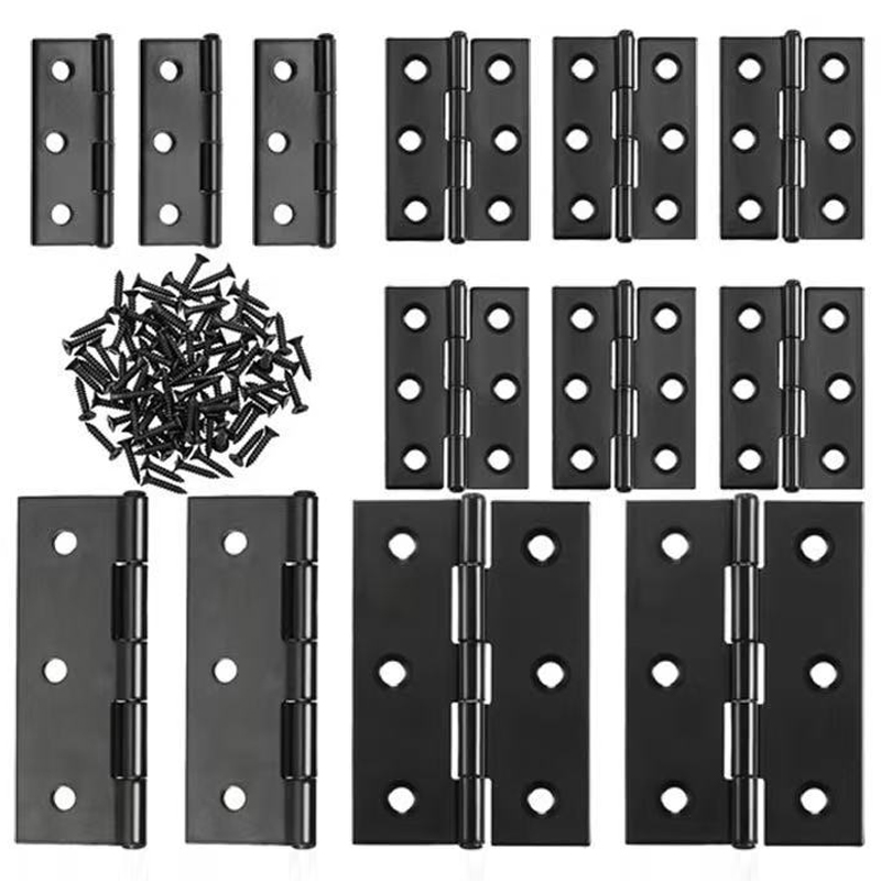 WV 블랙 도어 힌지 스테인리스 스틸 버트 힌지 나사  - Furniture Hardware Replacement Parts 리뷰 및 가격